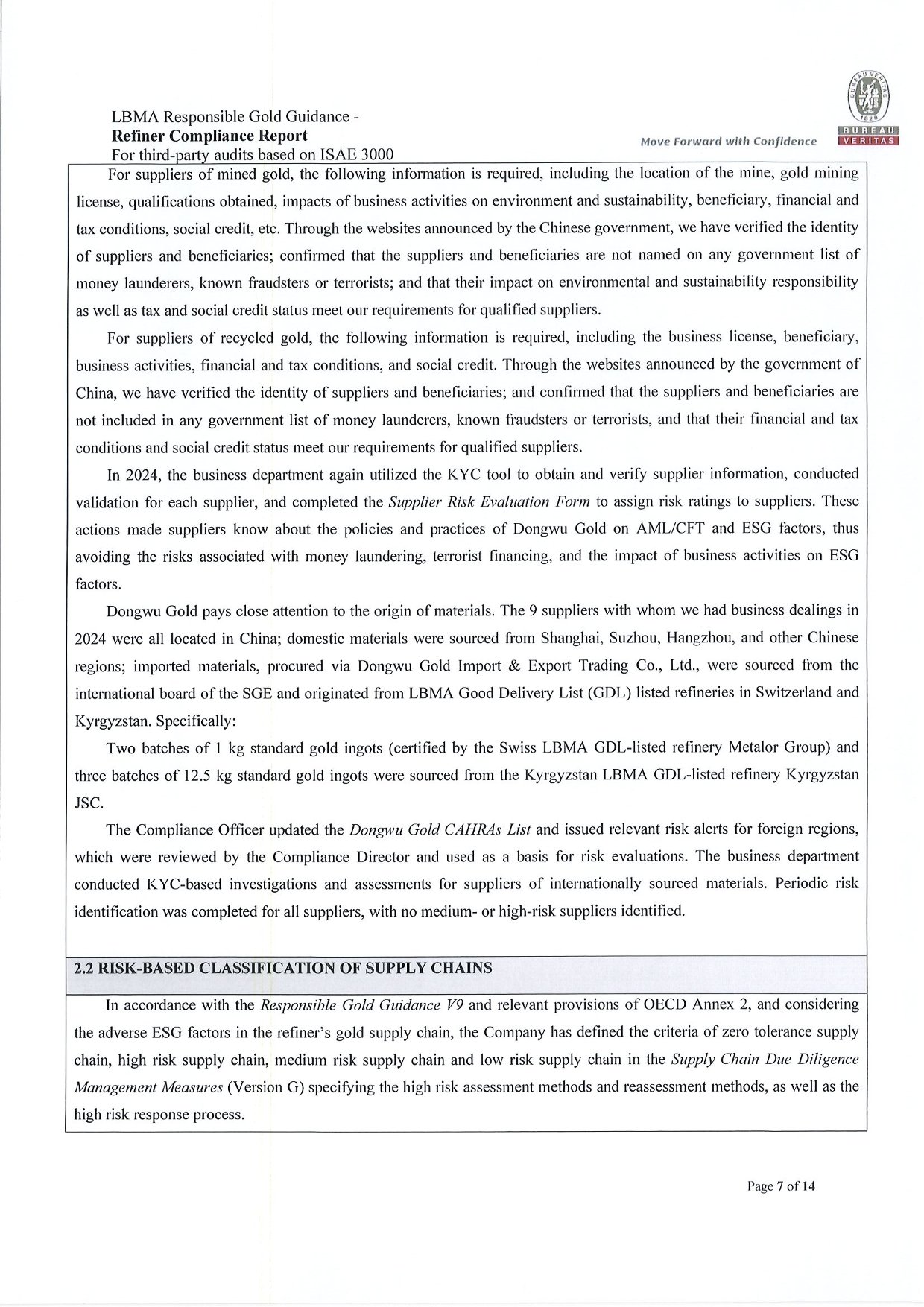 图片尺寸:1240 x 1754 Dongwu Gold Refiner Compliance Report 2024(images 7)